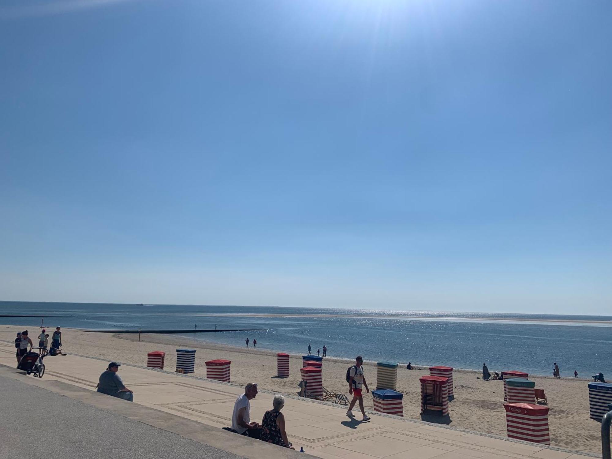 בורקום Strandblick Im Haus Seeblick Bismarckstrasse מראה חיצוני תמונה